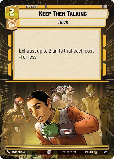 Keep Them Talking (Hyperspace) - Ashes of the Empire Star Wars spoiler