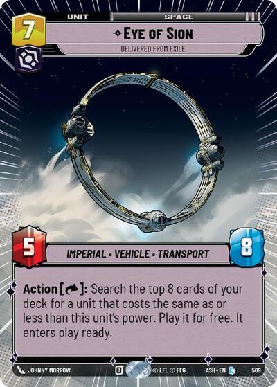 Eye of Sion - Delivered from Exile (Hyperspace) - Ashes of the Empire Star Wars spoiler