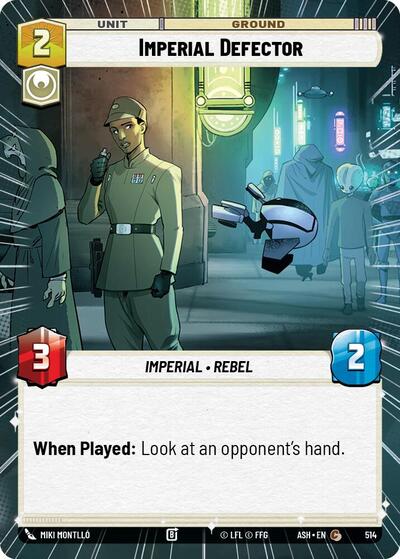 Imperial Defector (Hyperspace) - Ashes of the Empire Star Wars spoiler
