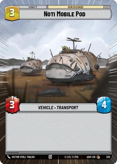 Noti Mobile Pod (Hyperspace) - Ashes of the Empire Star Wars spoiler