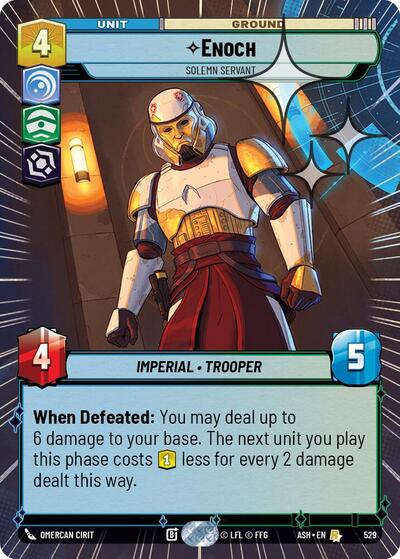 Enoch - Solemn Servant (Hyperspace Foil) - Ashes of the Empire Star Wars spoiler