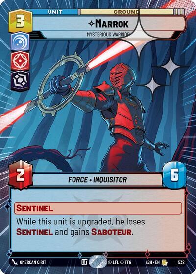 Marrok - Mysterious Warrior (Hyperspace Foil) - Ashes of the Empire Star Wars spoiler
