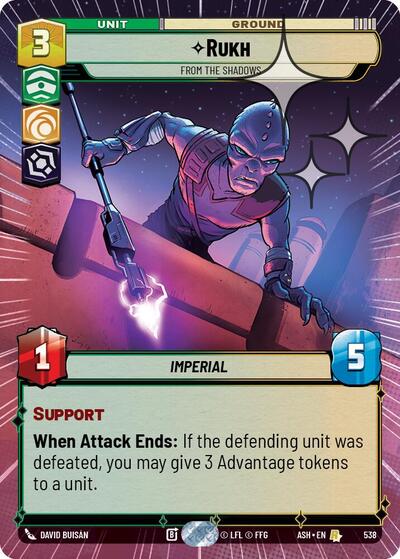 Rukh - From the Shadows (Hyperspace Foil) - Ashes of the Empire Star Wars spoiler