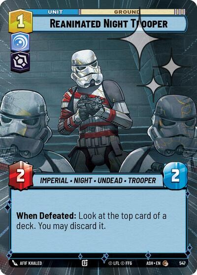 Reanimated Night Trooper (Hyperspace Foil) - Ashes of the Empire Star Wars spoiler