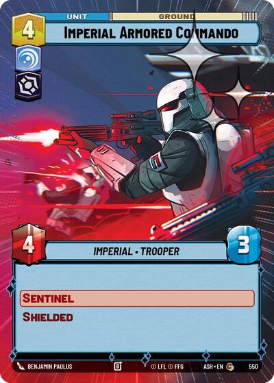 Imperial Armored Commando (Hyperspace Foil) - Ashes of the Empire Star Wars spoiler