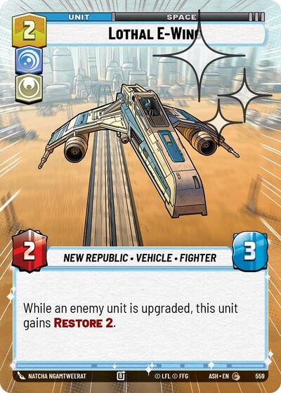 Lothal E-Wing (Hyperspace Foil) - Ashes of the Empire Star Wars spoiler