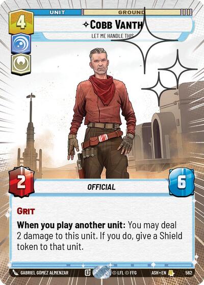 Cobb Vanth - Let Me Handle This (Hyperspace Foil) - Ashes of the Empire Star Wars spoiler