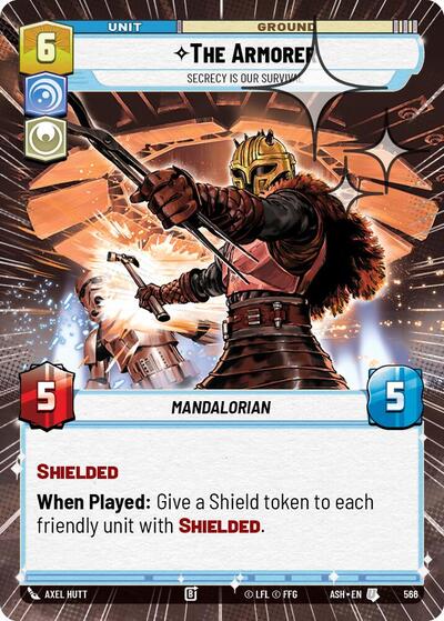 The Armorer - Secrecy is Our Survival (Hyperspace Foil) - Ashes of the Empire Star Wars spoiler