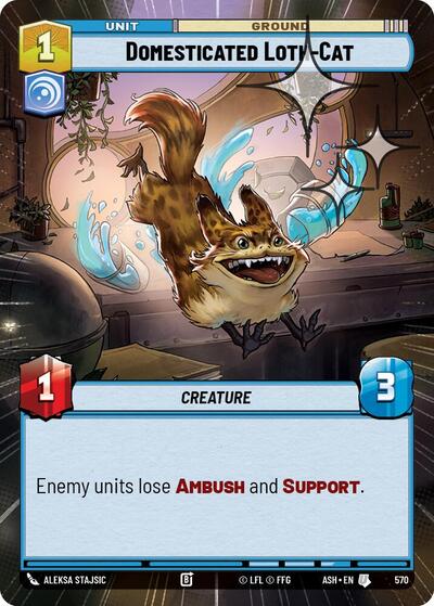 Domesticated Loth-Cat (Hyperspace Foil) - Ashes of the Empire Star Wars spoiler
