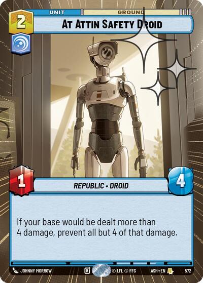 At Attin Safety Droid (Hyperspace Foil) - Ashes of the Empire Star Wars spoiler