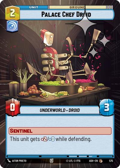 Palace Chef Droid (Hyperspace Foil) - Ashes of the Empire Star Wars spoiler