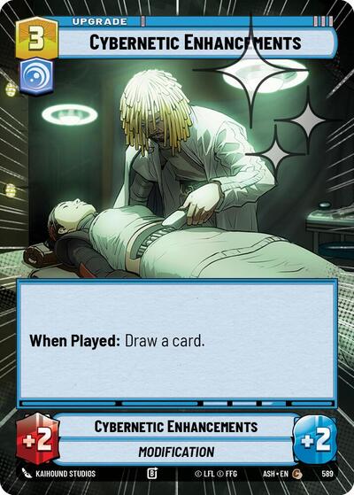 Cybernetic Enhancements (Hyperspace Foil) - Ashes of the Empire Star Wars spoiler