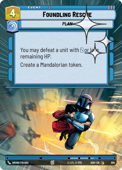 Foundling Rescue (Hyperspace Foil) - Ashes of the Empire Star Wars spoiler