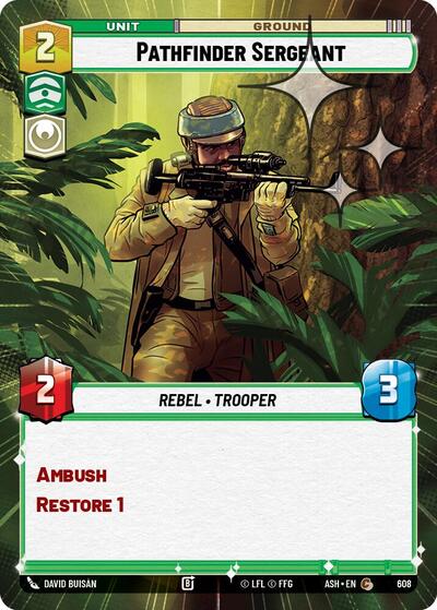 Pathfinder Sergeant (Hyperspace Foil) - Ashes of the Empire Star Wars spoiler