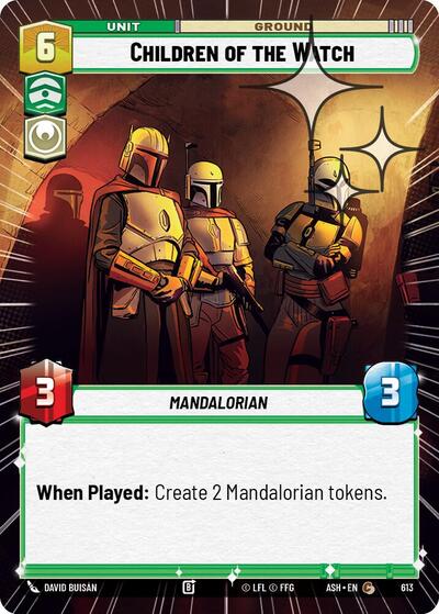 Children of the Watch (Hyperspace Foil) - Ashes of the Empire Star Wars spoiler