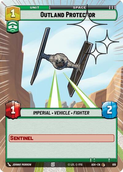 Outland Protector (Hyperspace Foil) - Ashes of the Empire Star Wars spoiler