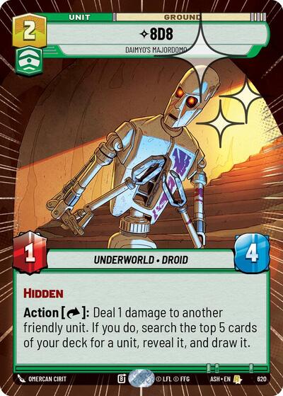 8D8 - Daimyo's Majordomo (Hyperspace Foil) - Ashes of the Empire Star Wars spoiler