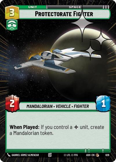 Protectorate Fighter (Hyperspace Foil) - Ashes of the Empire Star Wars spoiler