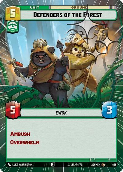 Defenders of the Forest (Hyperspace Foil) - Ashes of the Empire Star Wars spoiler