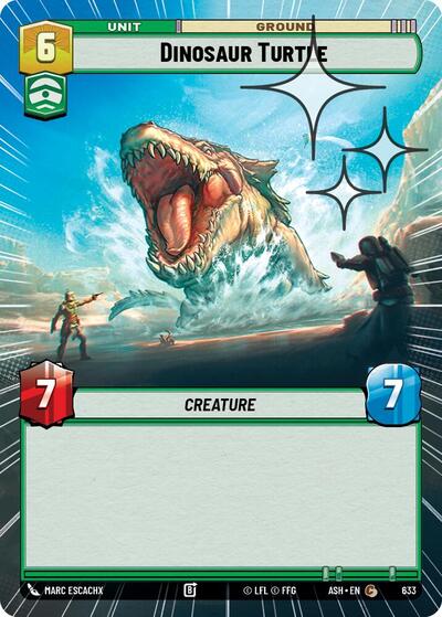 Dinosaur Turtle (Hyperspace Foil) - Ashes of the Empire Star Wars spoiler