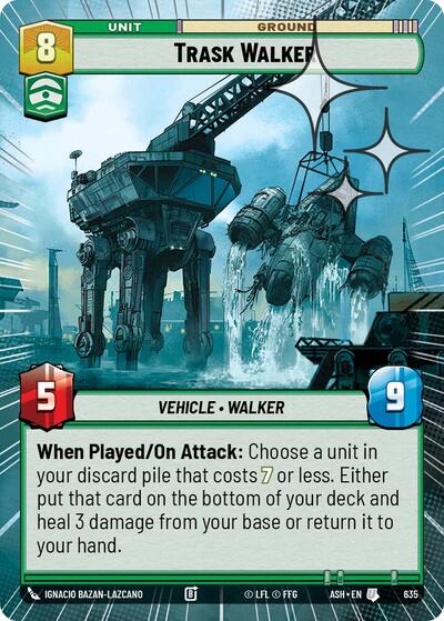 Trask Walker (Hyperspace Foil) - Ashes of the Empire Star Wars spoiler