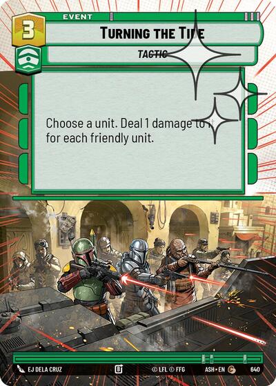 Turning the Tide (Hyperspace Foil) - Ashes of the Empire Star Wars spoiler