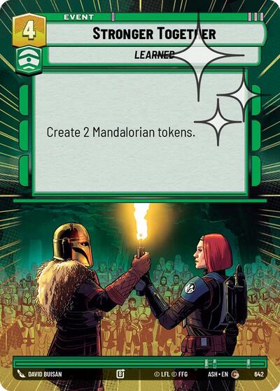 Stronger Together (Hyperspace Foil) - Ashes of the Empire Star Wars spoiler