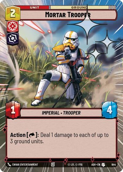 Mortar Trooper (Hyperspace Foil) - Ashes of the Empire Star Wars spoiler