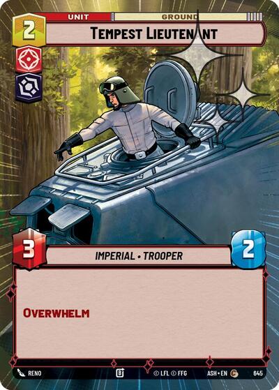 Tempest Lieutenant (Hyperspace Foil) - Ashes of the Empire Star Wars spoiler