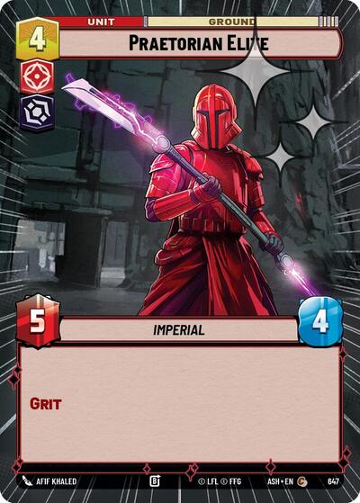 Praetorian Elite (Hyperspace Foil) - Ashes of the Empire Star Wars spoiler