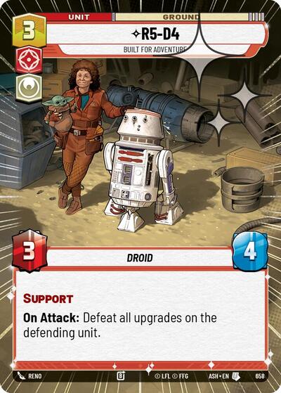 R5-D4 - Built for Adventure (Hyperspace Foil) - Ashes of the Empire Star Wars spoiler