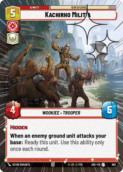 Kachirho Militia (Hyperspace Foil) - Ashes of the Empire Star Wars spoiler