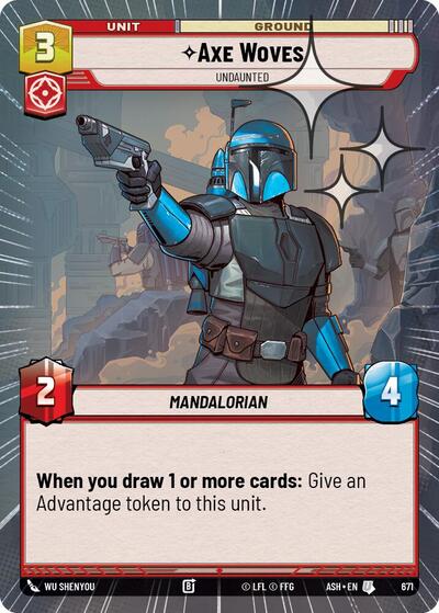 Axe Woves - Undaunted (Hyperspace Foil) - Ashes of the Empire Star Wars spoiler