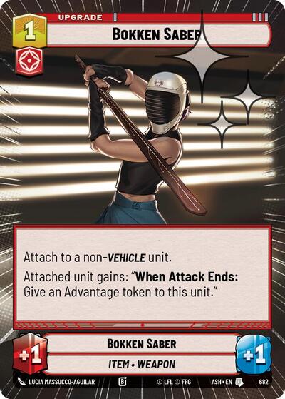 Bokken Saber (Hyperspace Foil) - Ashes of the Empire Star Wars spoiler