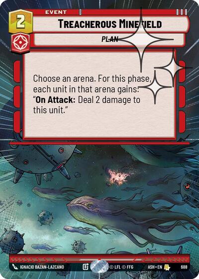 Treacherous Minefield (Hyperspace Foil) - Ashes of the Empire Star Wars spoiler
