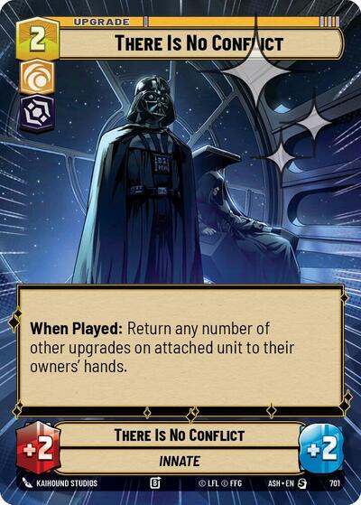 There Is No Conflict (Hyperspace Foil) - Ashes of the Empire Star Wars spoiler