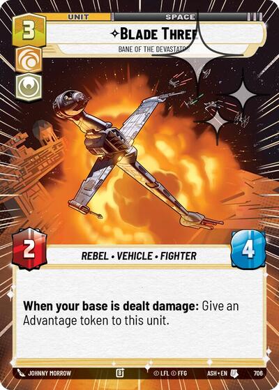 Blade Three - Bane of the Devastator (Hyperspace Foil) - Ashes of the Empire Star Wars spoiler