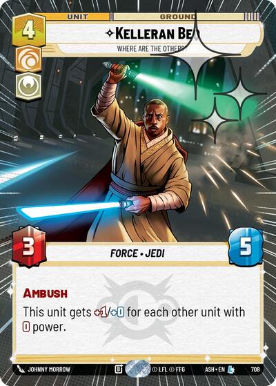 Kelleran Beq - Where are the Others? (Hyperspace Foil) - Ashes of the Empire Star Wars spoiler