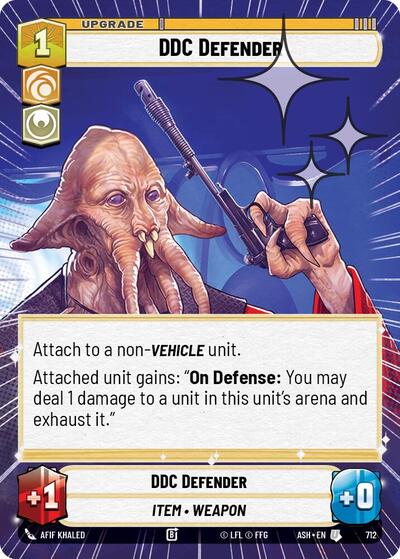 DDC Defender (Hyperspace Foil) - Ashes of the Empire Star Wars spoiler