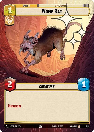 Womp Rat (Hyperspace Foil) - Ashes of the Empire Star Wars spoiler