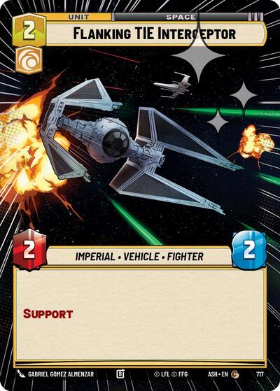 Flanking TIE Interceptor (Hyperspace Foil) - Ashes of the Empire Star Wars spoiler