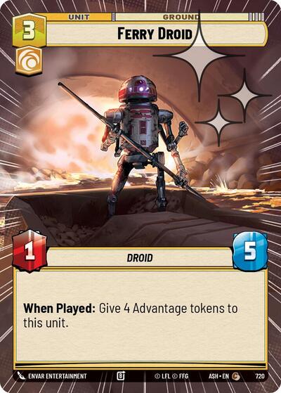Ferry Droid (Hyperspace Foil) - Ashes of the Empire Star Wars spoiler