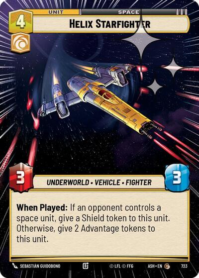 Helix Starfighter (Hyperspace Foil) - Ashes of the Empire Star Wars spoiler