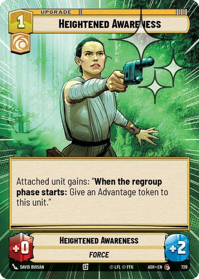 Heightened Awareness (Hyperspace Foil) - Ashes of the Empire Star Wars spoiler