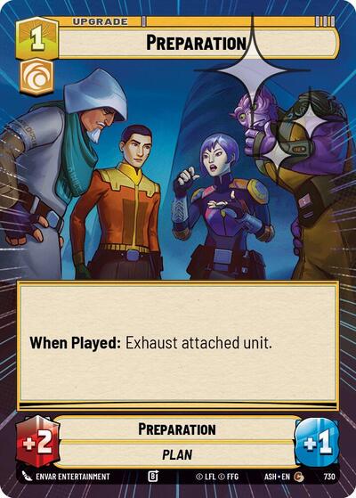 Preparation (Hyperspace Foil) - Ashes of the Empire Star Wars spoiler