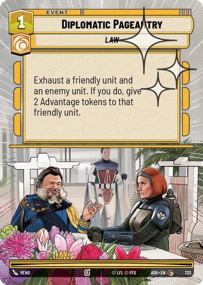 Diplomatic Pageantry (Hyperspace Foil) - Ashes of the Empire Star Wars spoiler