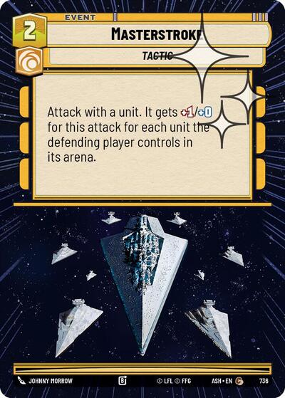 Masterstroke (Hyperspace Foil) - Ashes of the Empire Star Wars spoiler
