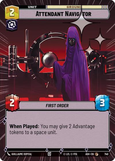Attendant Navigator (Hyperspace Foil) - Ashes of the Empire Star Wars spoiler