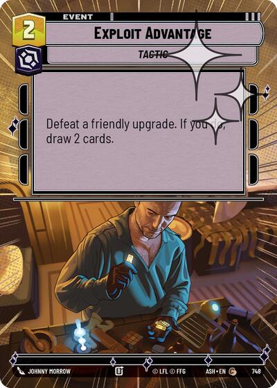 Exploit Advantage (Hyperspace Foil) - Ashes of the Empire Star Wars spoiler
