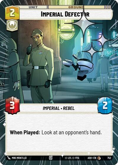 Imperial Defector (Hyperspace Foil) - Ashes of the Empire Star Wars spoiler
